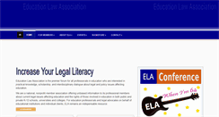 Desktop Screenshot of educationlaw.org