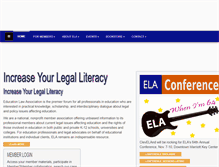 Tablet Screenshot of educationlaw.org